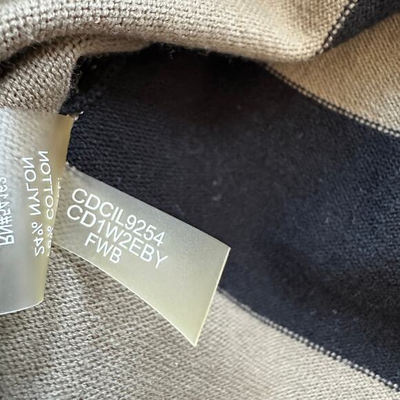 NWT Calvin Klein Striped Knit Crew Neck Sleeveless Mini Dress Size M - Picture 9 of 10